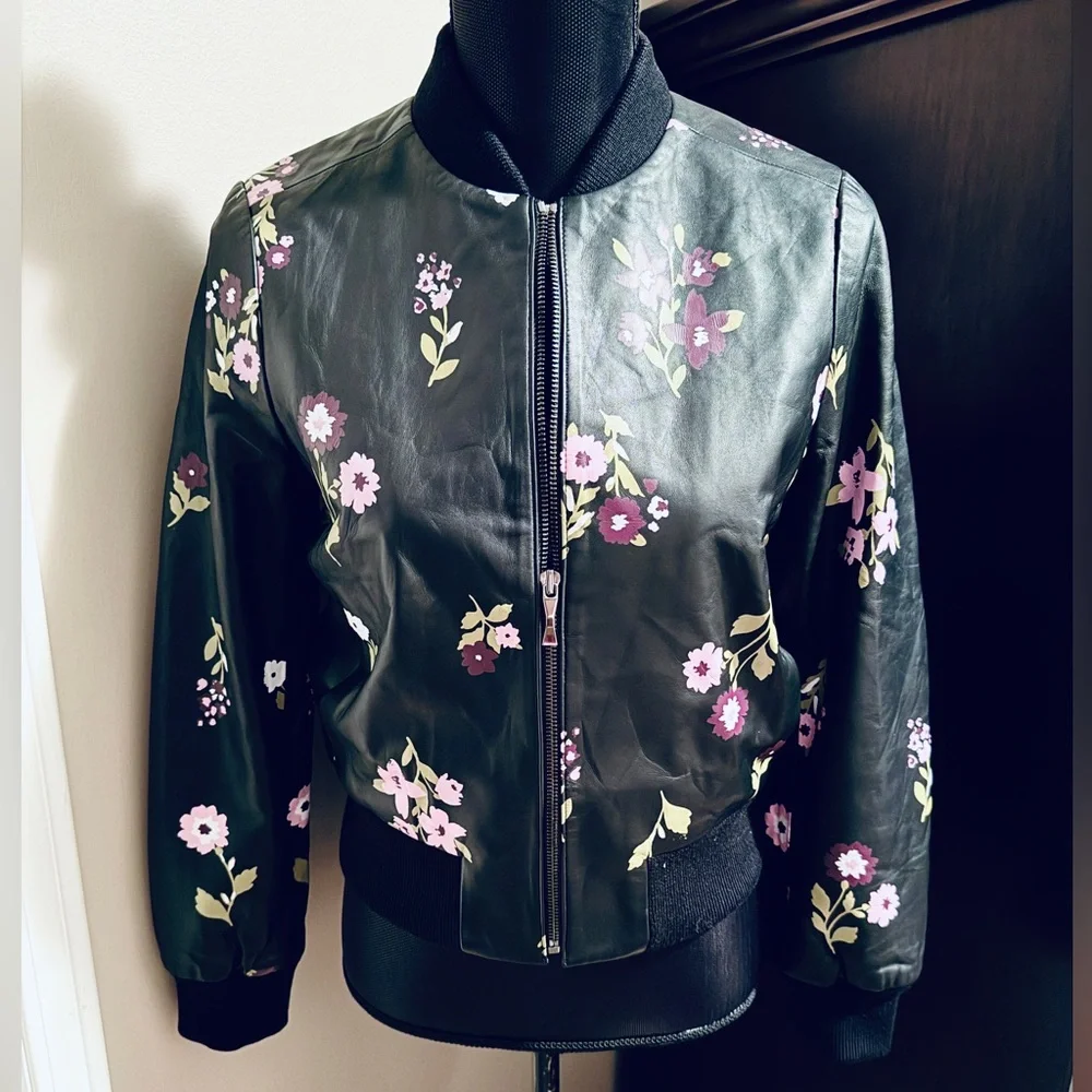NWOT Kate Spade Leather Jacket - Picture 5 of 15